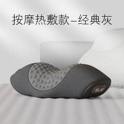 Oreiller de Support Cervical avec Massage et Thérapie par Chaleur